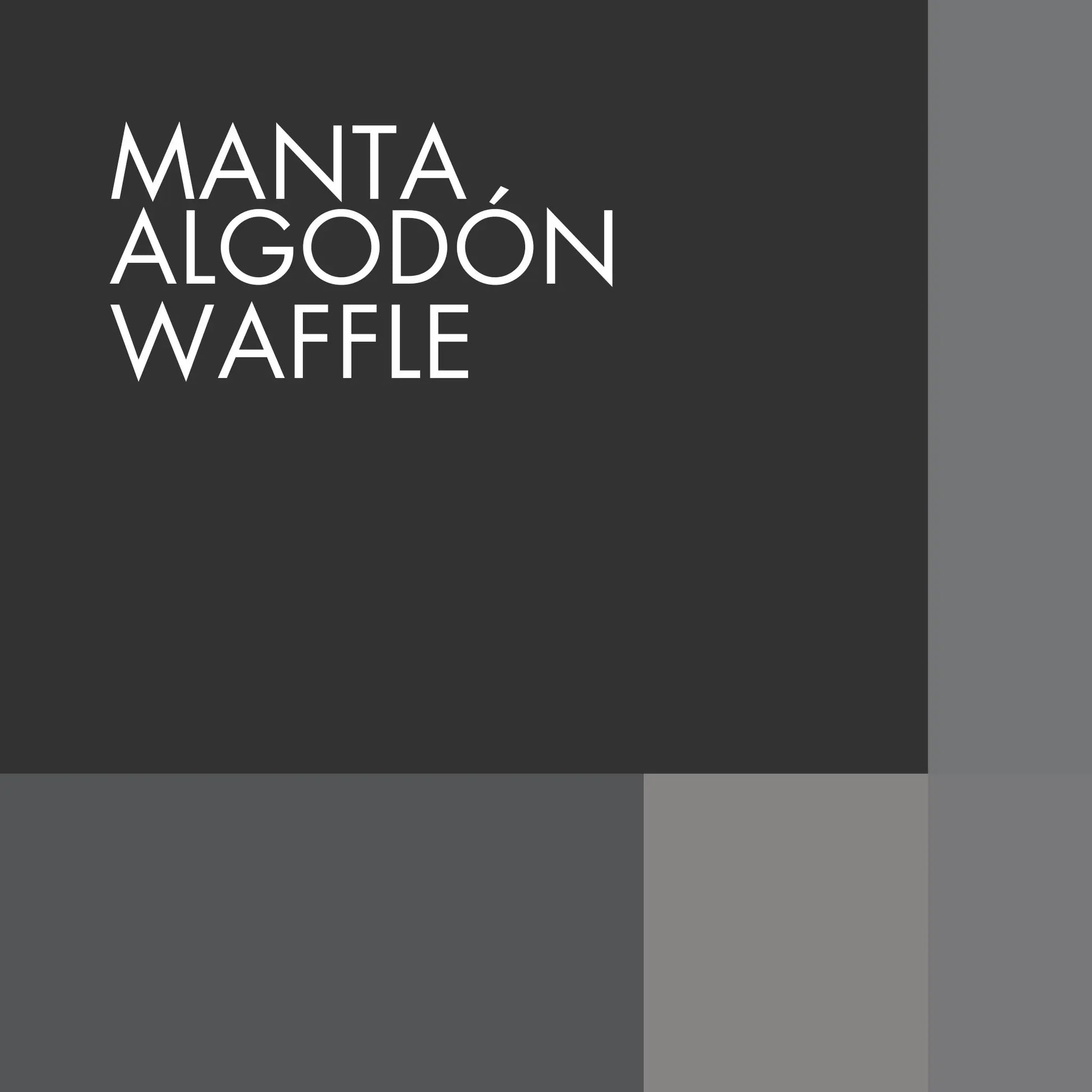 Manta Algodon Waffle Fontella